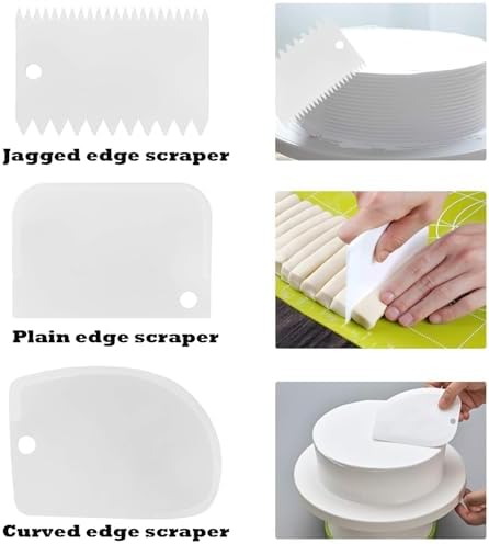 11 Inch Revolving Cake Stand Turntable, Cake Decorating Kit with 24 Icing Piping Tips, 3 Scrapers, 2 Spatulas, 1, alternate