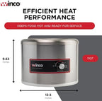 11 qt Electric Round Food Warmer/Cooker, alternate view 2