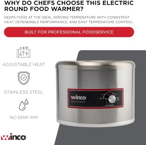 11 qt Electric Round Food Warmer/Cooker, alternate view 4