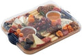11 x 14 Inch Bamboo Cutting Board with Clear Locking Lid in 11 x 14 inches in Navy