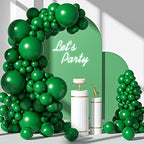 110pcs Dark Green Balloon Arch Kit with 18 12 10 5 inch Balloons in 110 Count (Pack of 1) in Dark Green