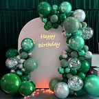 110pcs Dark Green Balloon Arch Kit with 18 12 10 5 inch Balloons in 110 Count (Pack of 1) in Dark Green, alternate view 5