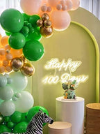 110pcs Green Balloon Arch Kit with 18 12 10 5 inch Balloons in 110 Count (Pack of 1) in Green, alternate view 4