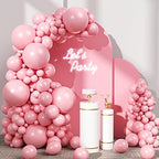 110pcs Light Pink Balloon Arch Kit with 18 12 10 5 inch Balloons in 110 Count (Pack of 1) in Light Pink