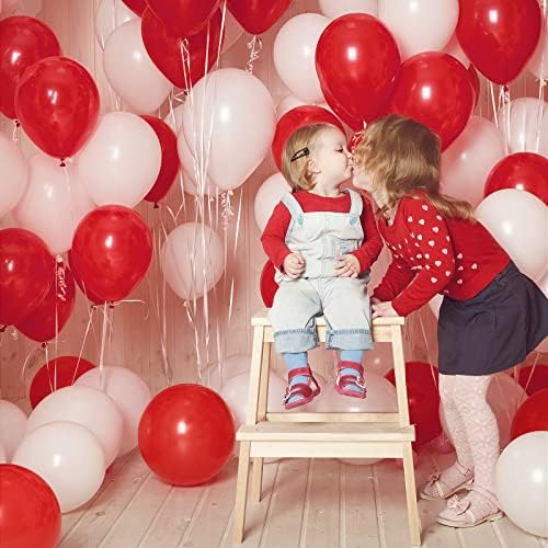 110pcs Red Balloon Arch Kit with 18 12 10 5 inch Balloons in 110 Count (Pack of 1) in Red, alternate view 7