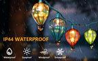 11FT Multicolor String Lights with 10 Bulbs, Waterproof (7PCS), alternate view 4