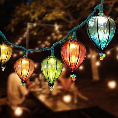 11FT Multicolor String Lights with 10 Bulbs, Waterproof (7PCS), alternate view 7