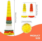 11PCS Diwali Decorations Artificial Marigold Garland for Home Fall Party, alternate view 2