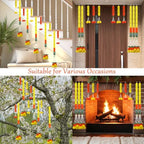 11PCS Diwali Decorations Artificial Marigold Garland for Home Fall Party, alternate view 6
