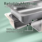 11Qt Chafing Dishes for Buffet, 4 Pack, White in White, alternate view 3