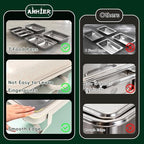 11Qt Chafing Dishes for Buffet, 4 Pack, White in White, alternate view 5