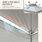 11x11 Pop Up Gazebo, Instant Waterproof Outdoor Canopy Tent with Removable Mesh Netting, UV Protection Portable, alternate