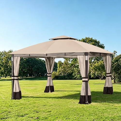 11X13 Replacement Cover Fit for SunNest Moorehead Domed Gazebo (11X13 Ft) in 11X13 Ft, alternate view 2