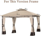 11X13 Replacement Cover Fit for SunNest Moorehead Domed Gazebo (11X13 Ft) in 11X13 Ft, alternate view 6