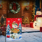 12×18 Christmas Snowman Garden Flag, alternate view 5