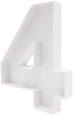 12.2Inch Fillable Cardboard Number Serving Tray Cut Out Charcuterie Sweet Food Decorative Paper Mache Box (4) in, alternate