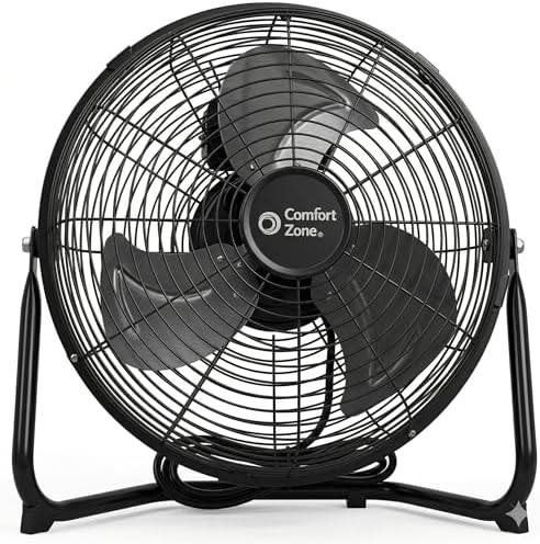 12" 3-Speed Low-Profile Desk & Floor Fan