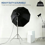 12.5ft Light Stand Stainless Steel for Photography Video Studio, alternate view 6