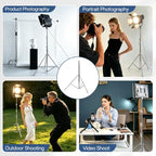 12.5ft Light Stand Stainless Steel for Photography Video Studio, alternate view 7