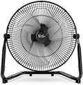 12" Comfort Zone Cradle Floor Fan, 3-Speed High Velocity,360°Adjustable Tilt, Home Bedroom Office, 1 Pack