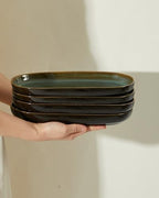 12" Deep Serving Platters, Stoneware Party Tray Set for Entertaining, Microwave Safe Large Platter for, alternate view 6