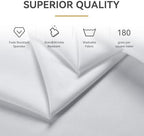 12 ft x 50 ft White Backdrop Curtain Panels, 4 Panels Thick Fabric Photography Backdrop Drapes for Wedding Party, alternate