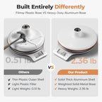 12" Gray Aluminum Alloy Cake Turntable, Cake Stand for Decorating in Gray, alternate view 2