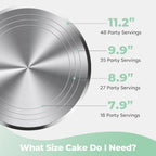 12" Green Aluminum Alloy Cake Turntable, Cake Stand for Decorating in Green, alternate view 7