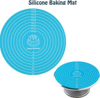 12 Inch Aluminium Alloy Revolving Cake Stand, Rotating Cake Turntable for Cake, Cupcake Decorating Supplies in, alternate