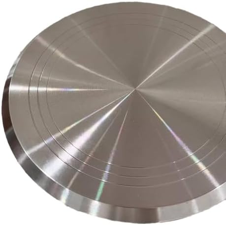 12-Inch Aluminum Alloy Cake Turntable, Rotating Cake Decorating Stand in Pink, alternate view 7