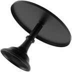 12 Inch Black Round Cake Stand, Metal Cake Stand, Detachable Dessert Display Stand for Weddings, Parties in, alternate view 6