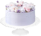 12 Inch Cake Stand for 10 Inch Cakes, Porcelain Wedding Cake Stand for Party, Round Dessert Cake Display Stand