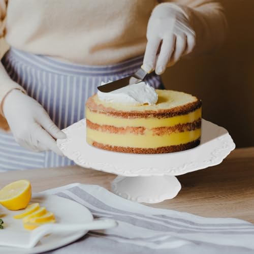 12 Inch Cake Stand for 10 Inch Cakes, Porcelain Wedding Cake Stand for Party, Round Dessert Cake Display Stand, alternate