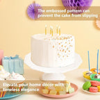 12 Inch Cake Stand for 10 Inch Cakes, Porcelain Wedding Cake Stand for Party, Round Dessert Cake Display Stand, alternate