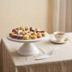 12 Inch Cake Stand, White Round Dessert Display Stand for Party, Birthday in White, alternate view 7