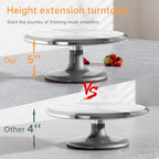 12 Inch Cake Turntable Decorating Stand with Aluminum, Cake Turntable Decorating Kit, Rotating Cake Stand Cake, alternate