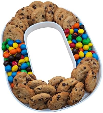 12 Inch Fillable Letter & Number Charcuterie Box, Reusable Plastic Serving Tray for Birthday, Anniversary, Baby