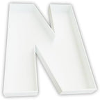 12 Inch Fillable Letter & Number Charcuterie Box, Reusable Plastic Serving Tray for Birthday, Anniversary, Baby