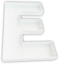 12 Inch Fillable Letter & Number Charcuterie Box, Reusable Plastic Serving Tray for Birthday, Anniversary, Baby