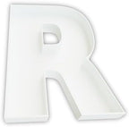 12 Inch Fillable Letter & Number Charcuterie Box, Reusable Plastic Serving Tray for Birthday, Anniversary, Baby