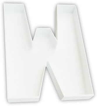 12 Inch Fillable Letter & Number Charcuterie Box, Reusable Plastic Serving Tray for Birthday, Anniversary, Baby