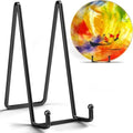 12 Inch Large Plate Stands for Display - Metal Picture Frame Easel Stands for Plates, Books, Platters, Plaques