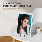 12 Inch Large Plate Stands for Display - Metal Picture Frame Easel Stands for Plates, Books, Platters, Plaques, alternate