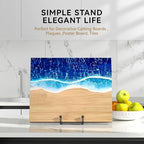 12 Inch Large Plate Stands for Display - Metal Picture Frame Easel Stands for Plates, Books, Platters, Plaques, alternate