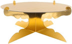 12 inch One Tier Cardboard Cupcake Stands & Cake Stands for Party (1, Gold) in Gold