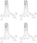 12 Inch Plastic Display Stand, White Easel Display Photo Holder Stand, Displays Picture Frames, Cookbooks