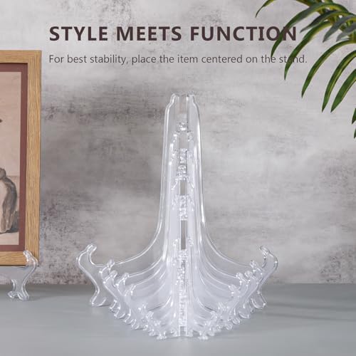 12 Inch Plastic Display Stand, White Easel Display Photo Holder Stand, Displays Picture Frames, Cookbooks, alternate view 6