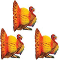 12-inch Tissue Turkey Centerpiece; 3/Pack99066