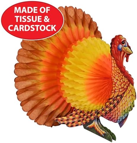 12-inch Tissue Turkey Centerpiece; 3/Pack99066, alternate view 5