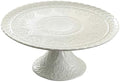 12 Inches White Porcelain Decorative Cake Stand-Cupcake Stand in White